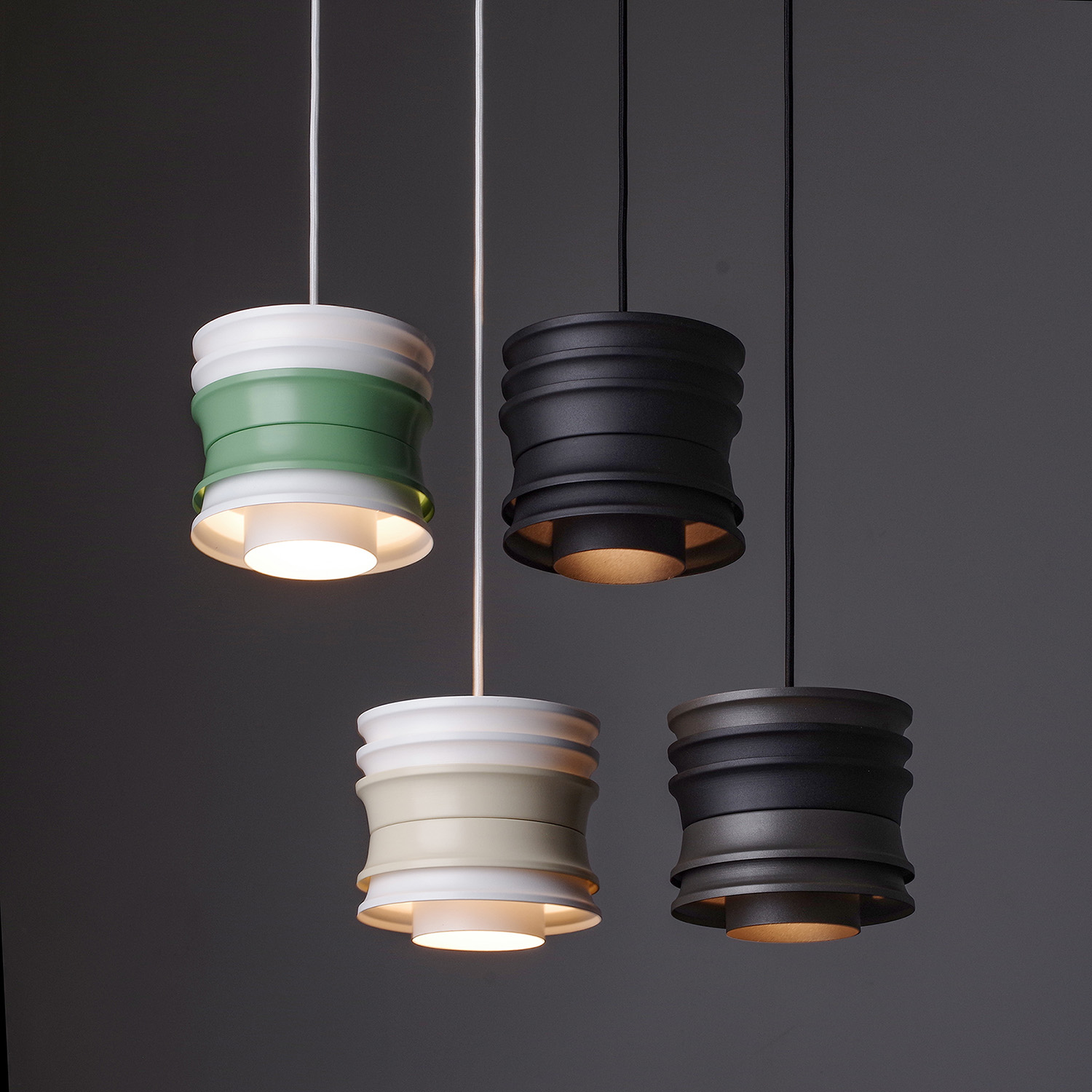 Závěsné bilé svítidlo na lanku s bežovzmi prvky 12803 "UNIQ" foto8