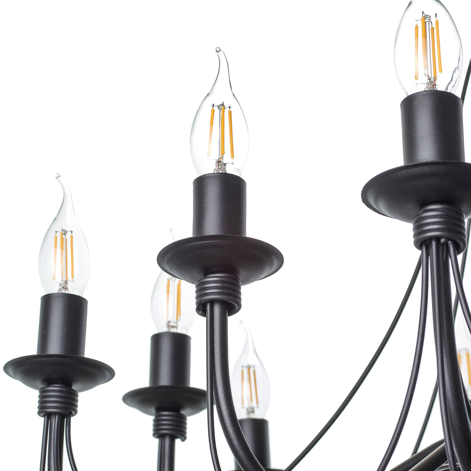 Závěsný lustr v černém matném provedení 30306 "Isabella" foto6