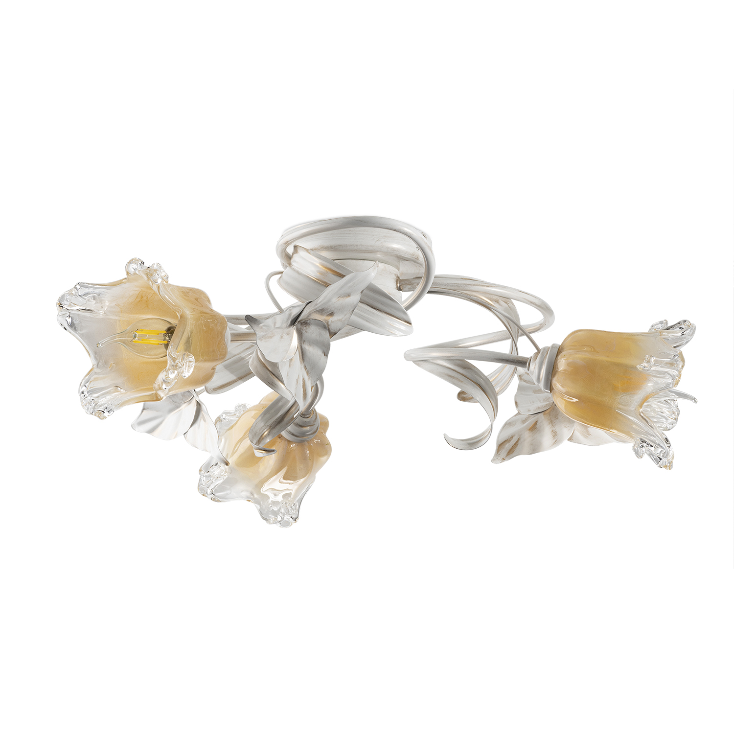 Přisazený lustr s třemi stínitky 17203 "LIZAVETA"