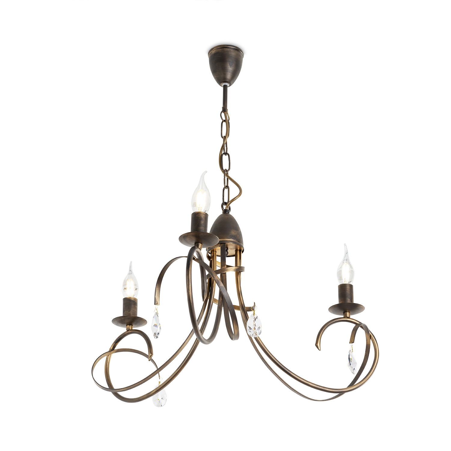 Závěsný lustr na řetězu 18503 "VIRGINIA CRYSTAL" foto2