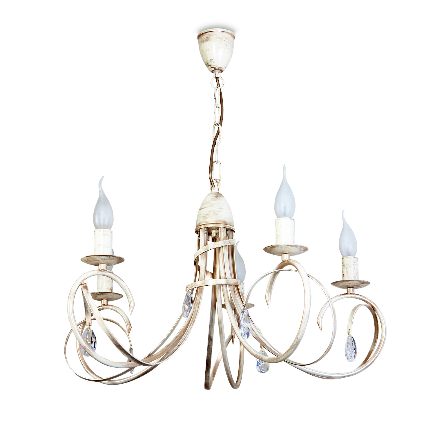 Závěsný lustr na řetězu 18505 "VIRGINIA CRYSTAL"