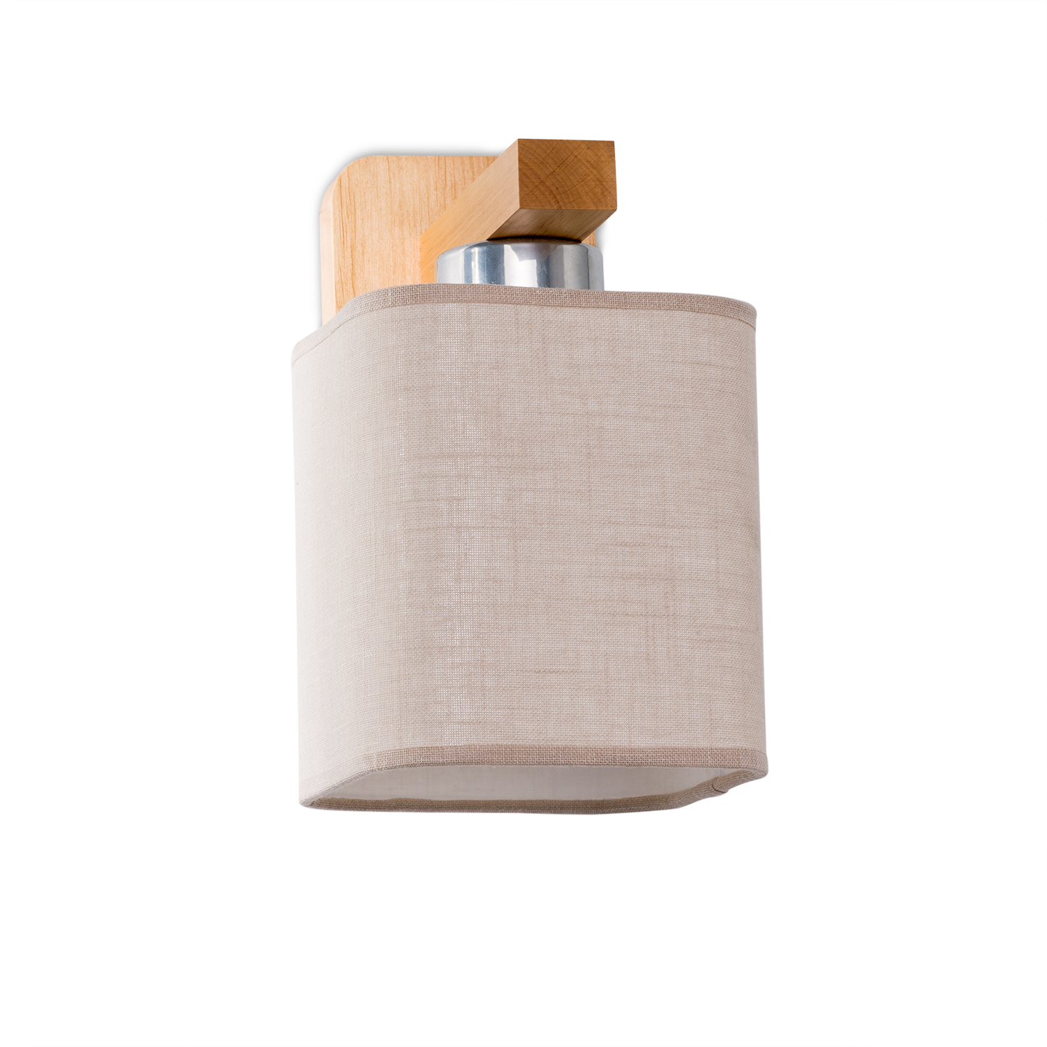 Dřevěné nástěnné svítidlo z přírodního buku. foto2