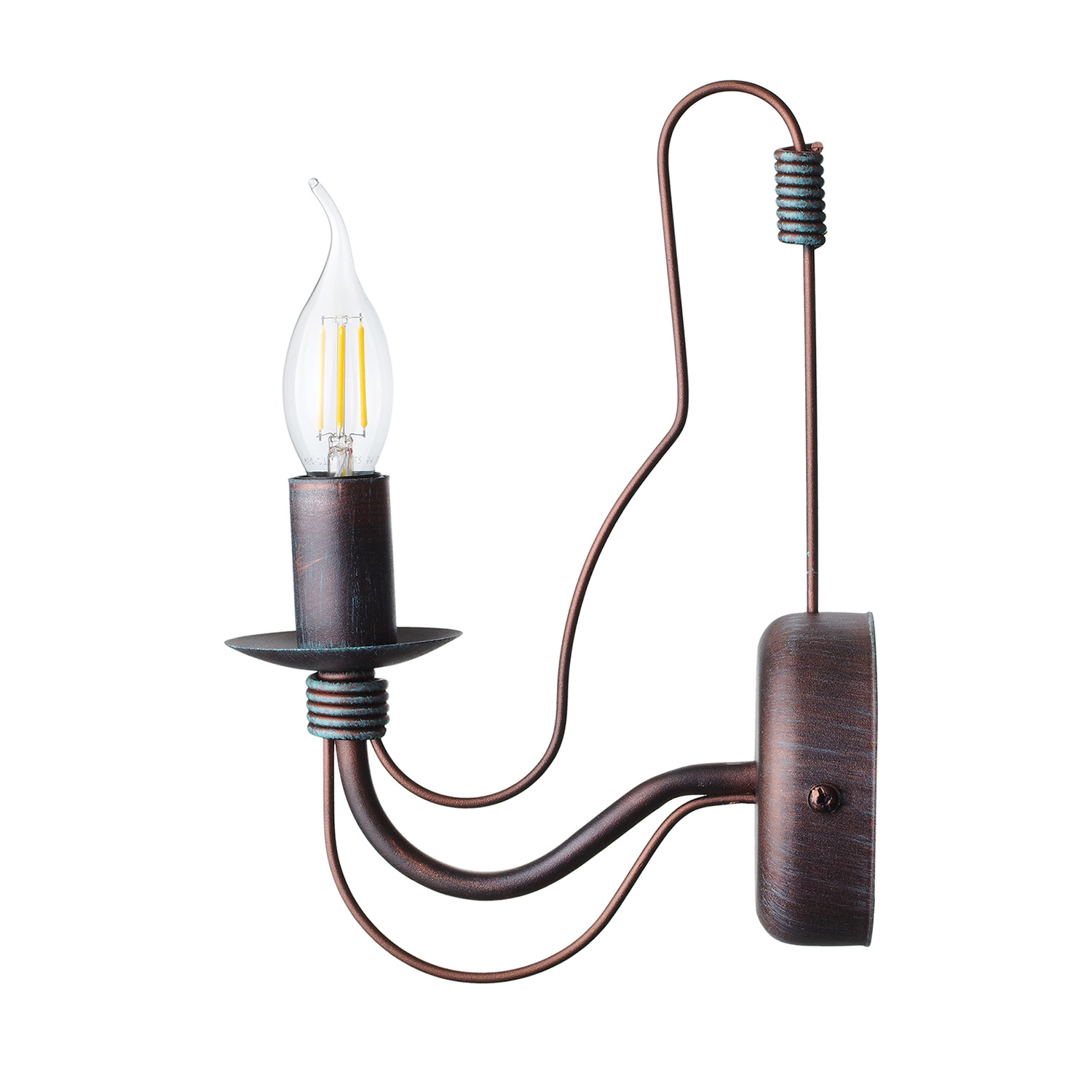 Kovové klasické nástěnné svítidlo Retro 30301 "Isabella" foto5