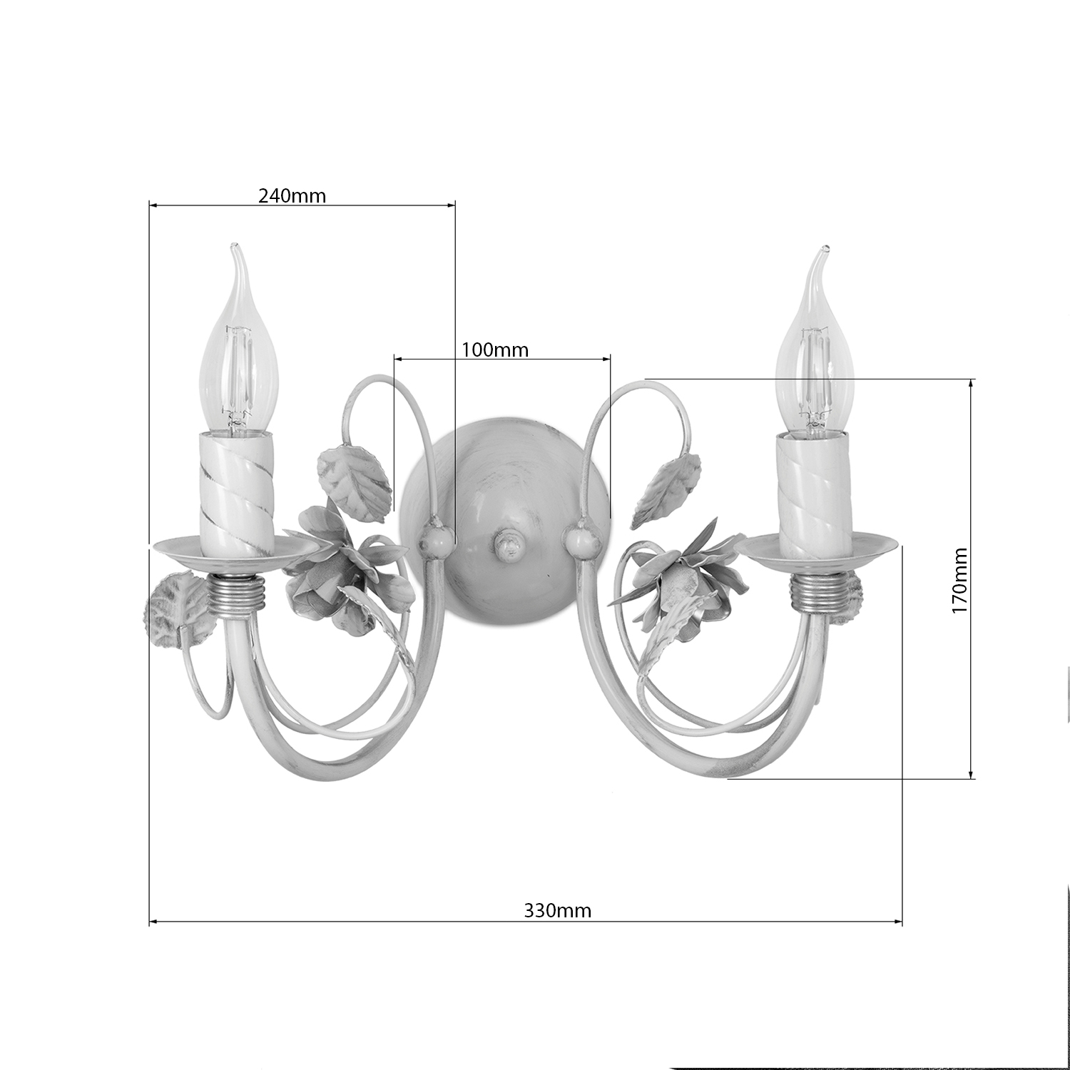 Nástěnné světlo 40802 "CAMELLIA" foto4