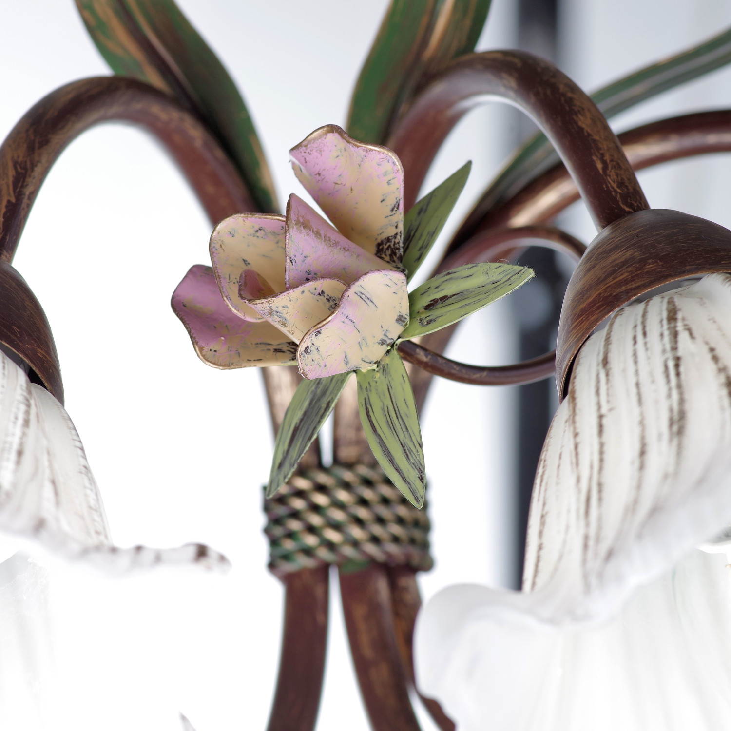 Nástěnné svítidlo s skleněnými stínítky 4603 "ROSALIA" foto3