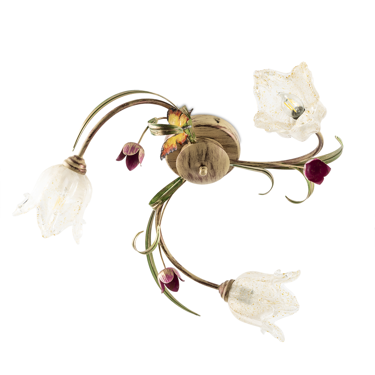 Přisazený lustr s třemi stínítky  473 "TULIPANO"