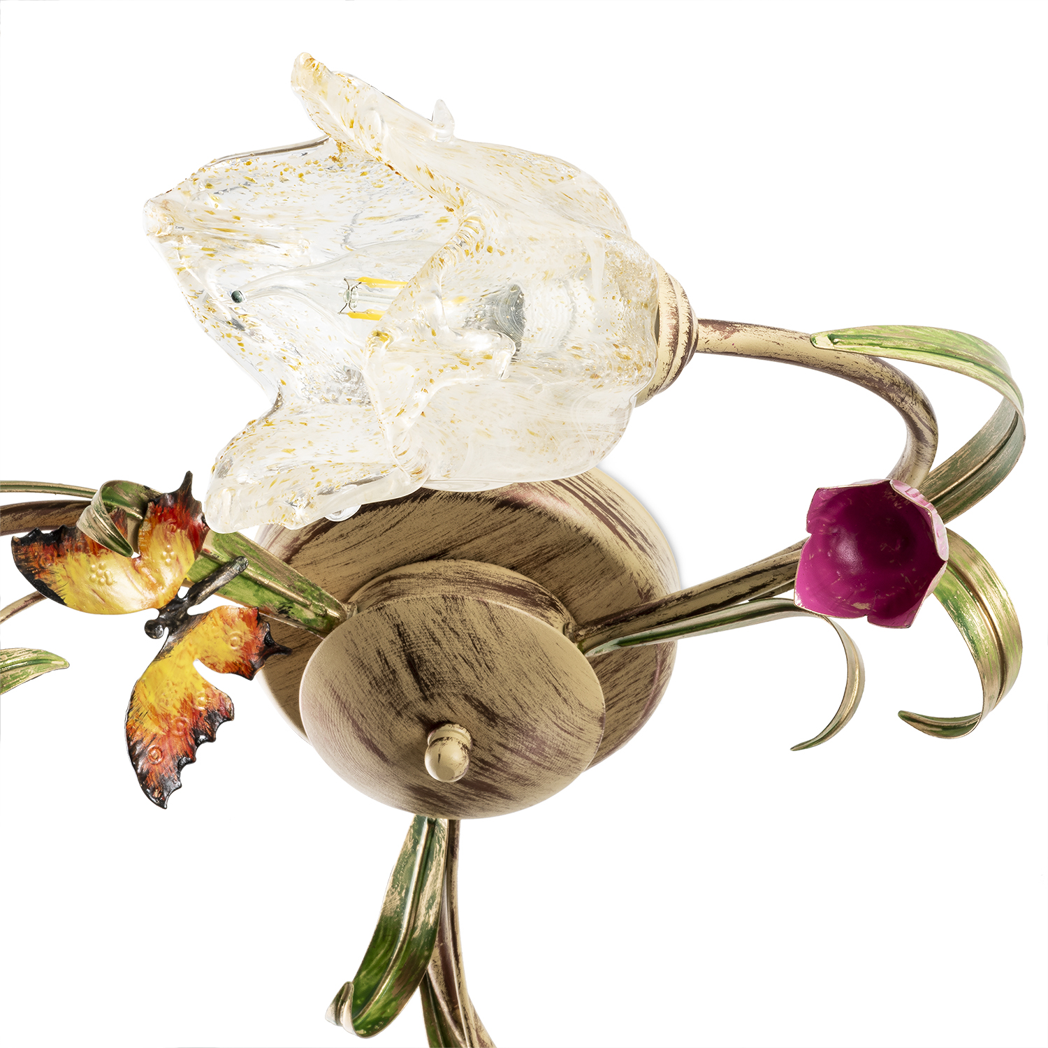 Přisazený lustr s třemi stínítky  473 "TULIPANO" foto2