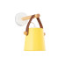 Nástěnné svítidlo se stínítkem z textilu v žlutém provedení 60201 "RIONI" foto4