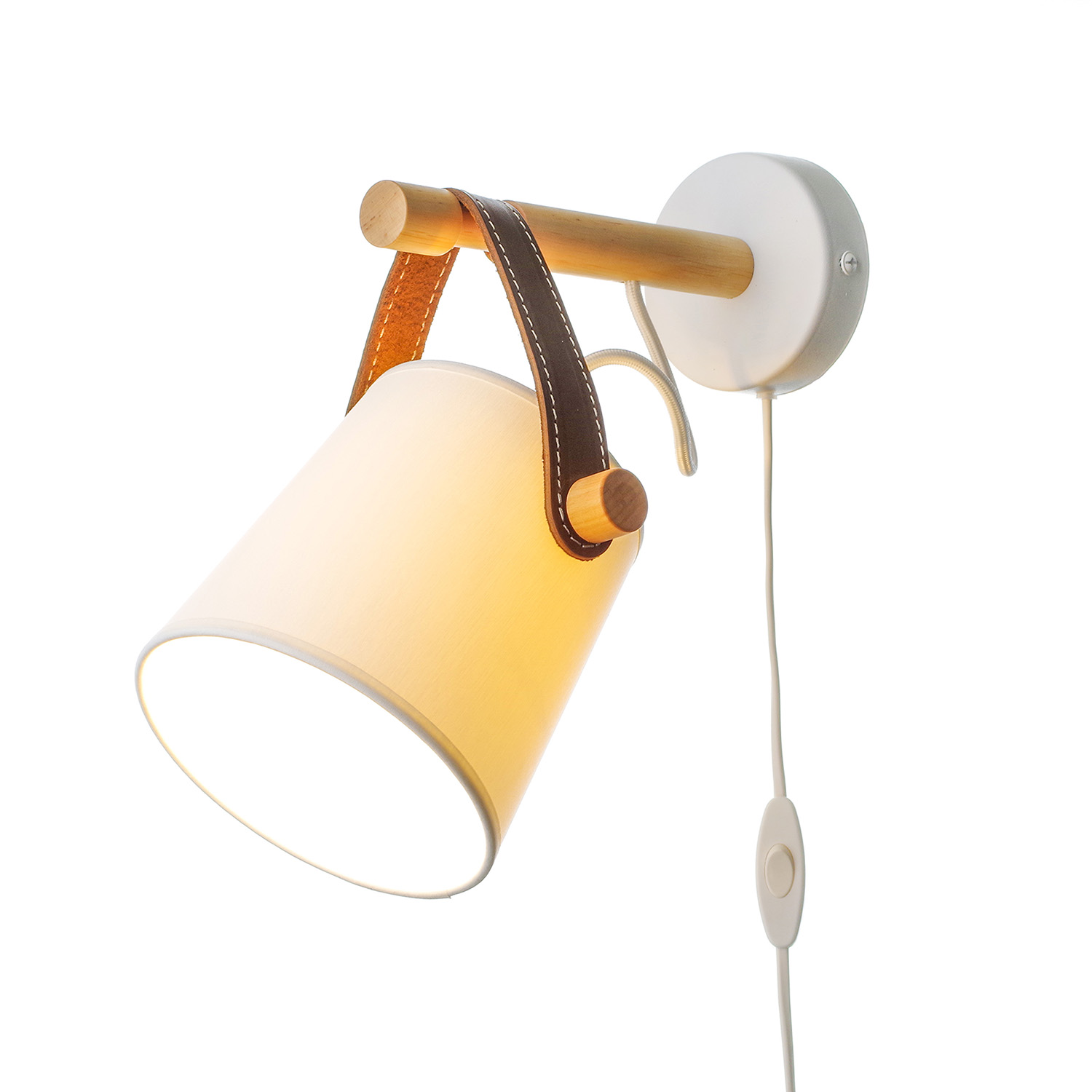 Nástěnné svítidlo s kabelem a vypínačem a zástrčkou. 442 "RIONI" foto3