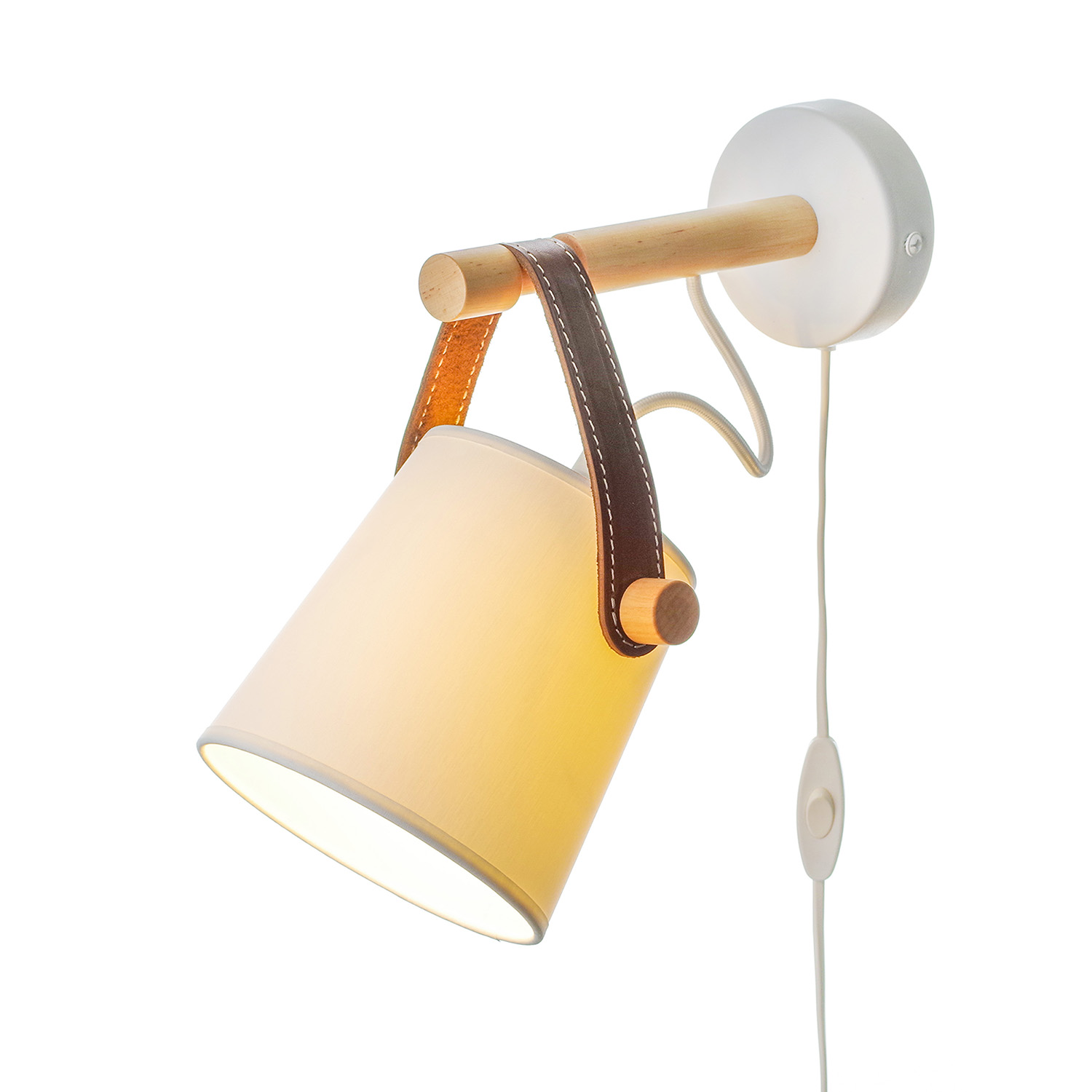 Nástěnné svítidlo s kabelem a vypínačem a zástrčkou. 442 "RIONI" foto4