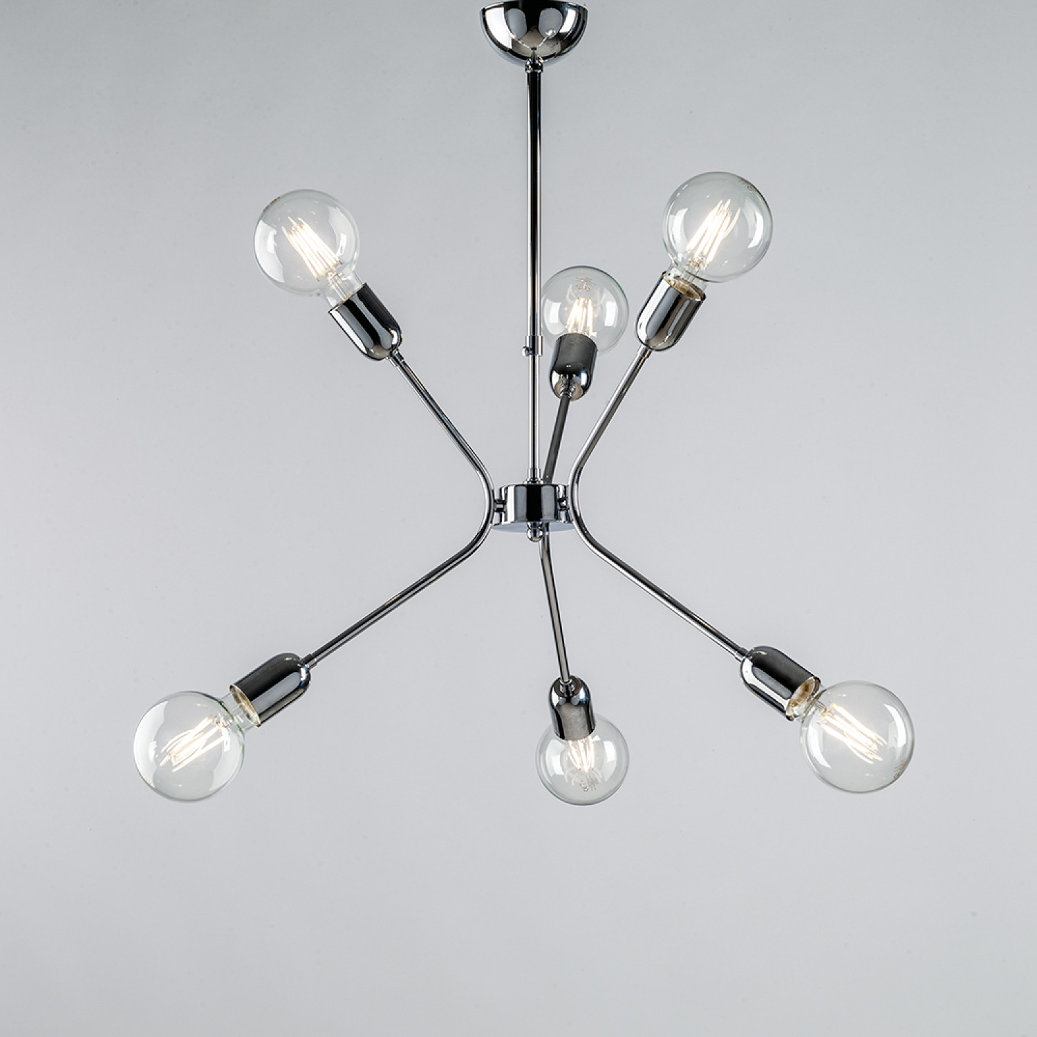 Pendant light BL222-6-CR Bpm, 6 X 60 Watt Max, chrome