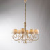 Kovový lustr BL258-8-AV Vienna, 8 X 40 Watt Max, slonová kost, zlatá foto2
