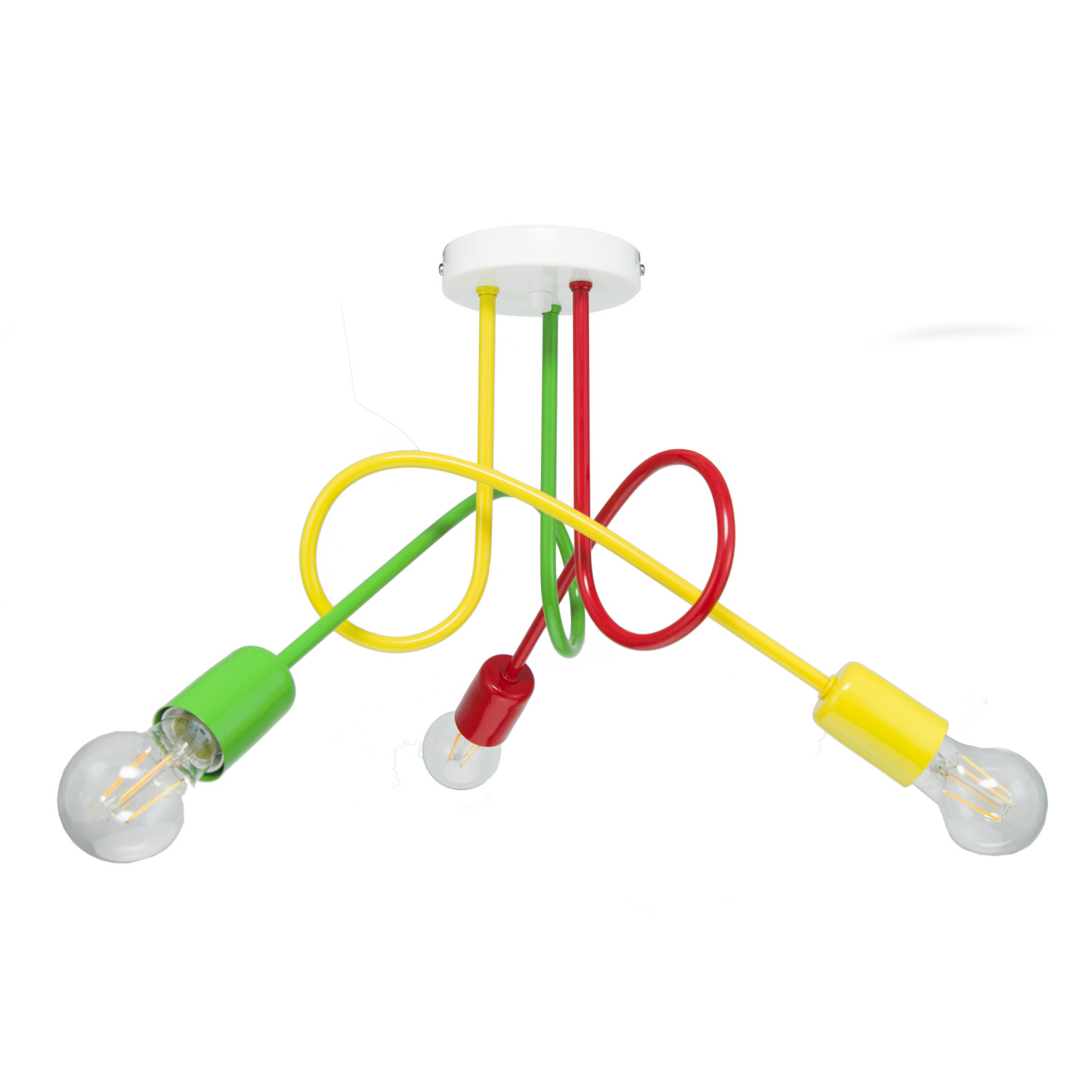 Závěsné svítidlo 1001/3M6 MONDO, 3xE27/60W, zelená, červená, žlutá foto2