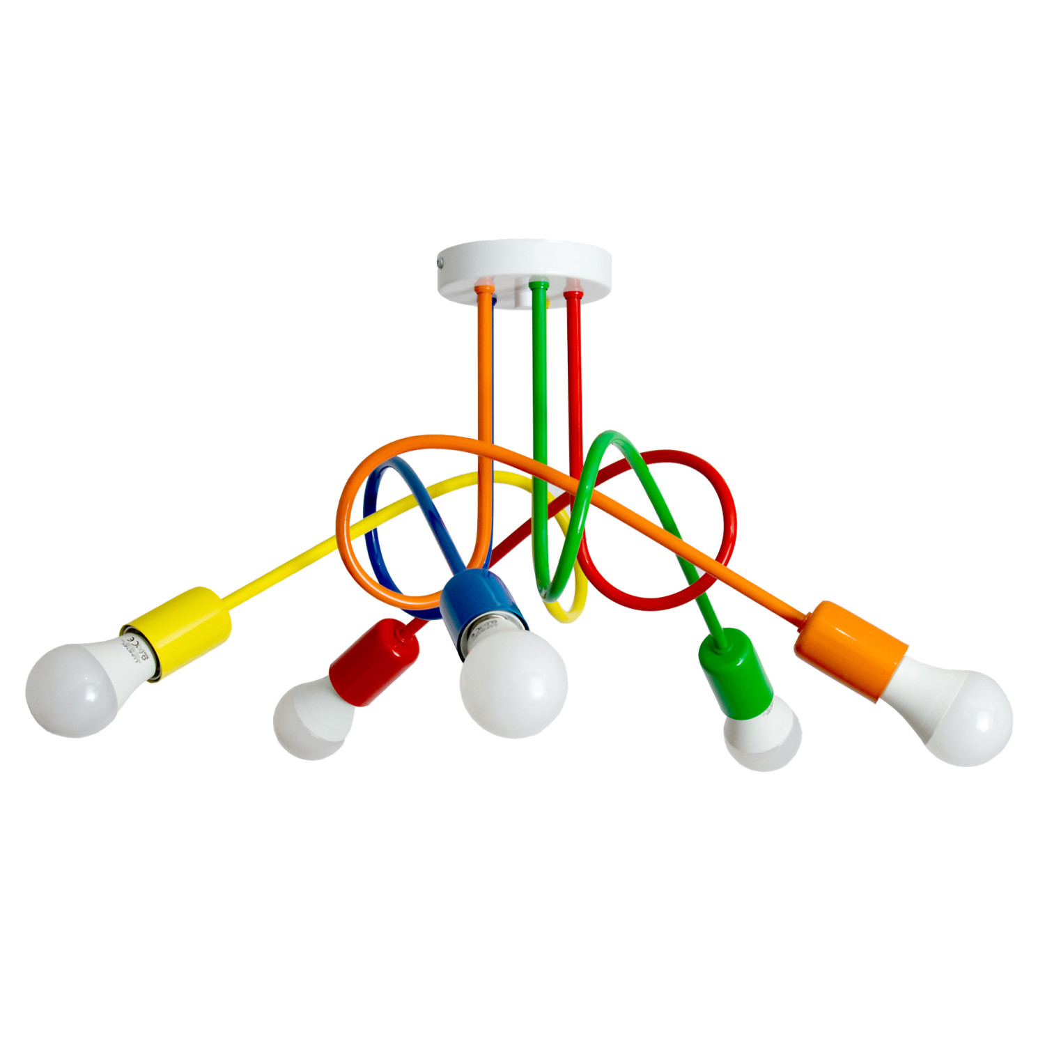 Závěsné svítidlo 1001/5MX1 MONDO 5 MIX1, 5xE27/60W, oranžová