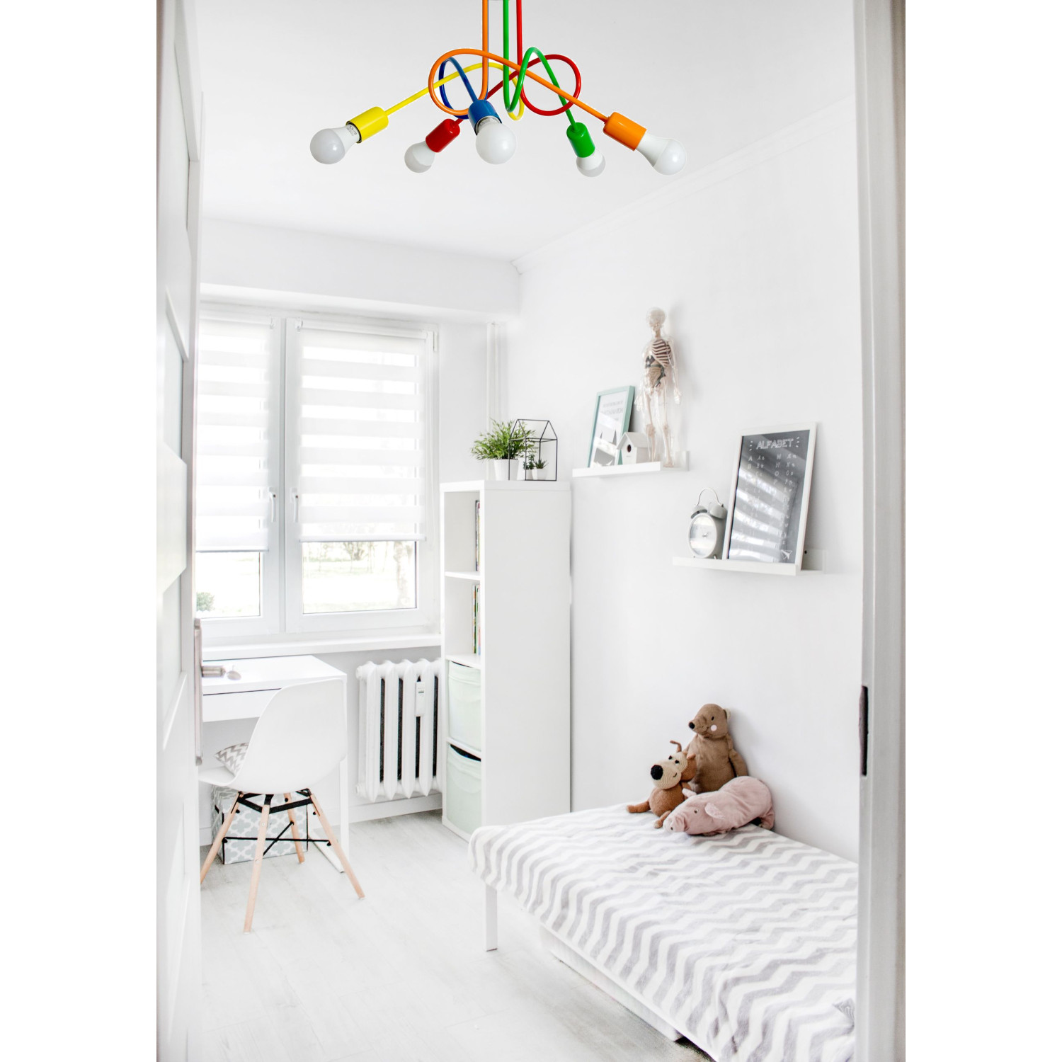 Závěsné svítidlo 1001/5MX1 MONDO 5 MIX1, 5xE27/60W, oranžová foto6