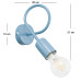 Modern metal wall light in bright blue pastel color 1001/1PN MONDO, 1xE27/60W, foto3