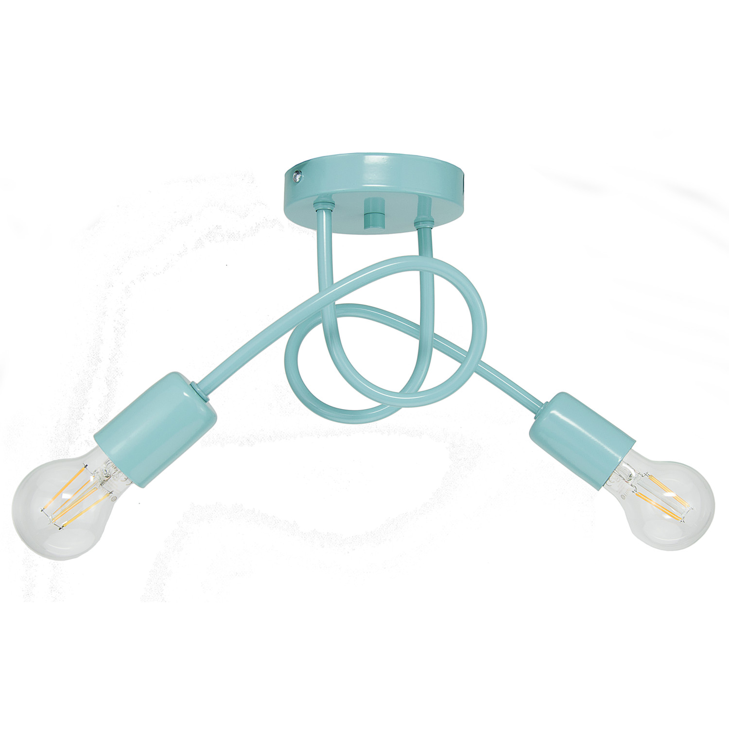 Závěsné svítidlo LED do dětského pokoje kolekce  "MONDO" pastelová turkusová barva