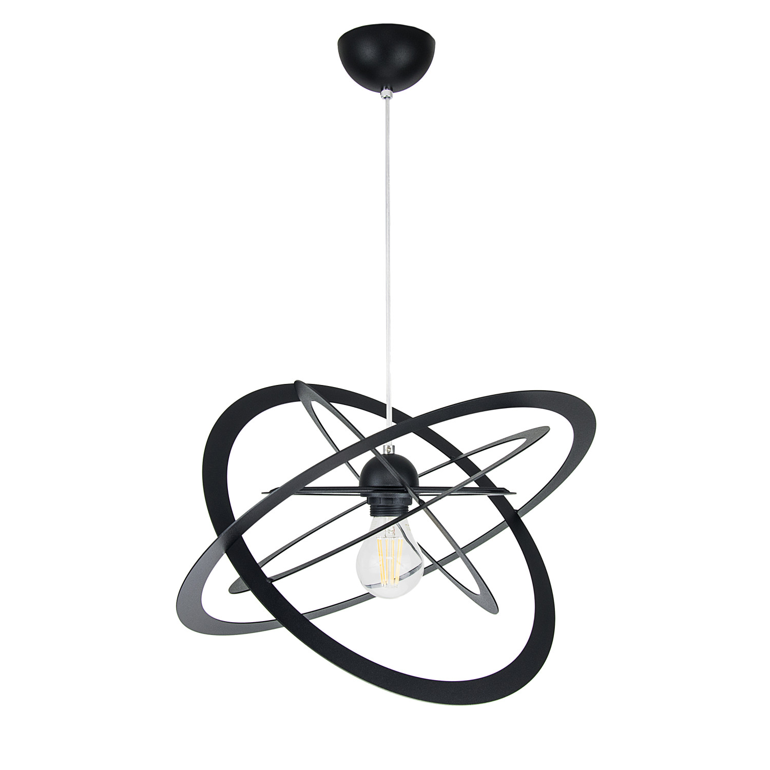 Pendant lamp 2005/1CZS SFERIS, 1xE27/60W, black