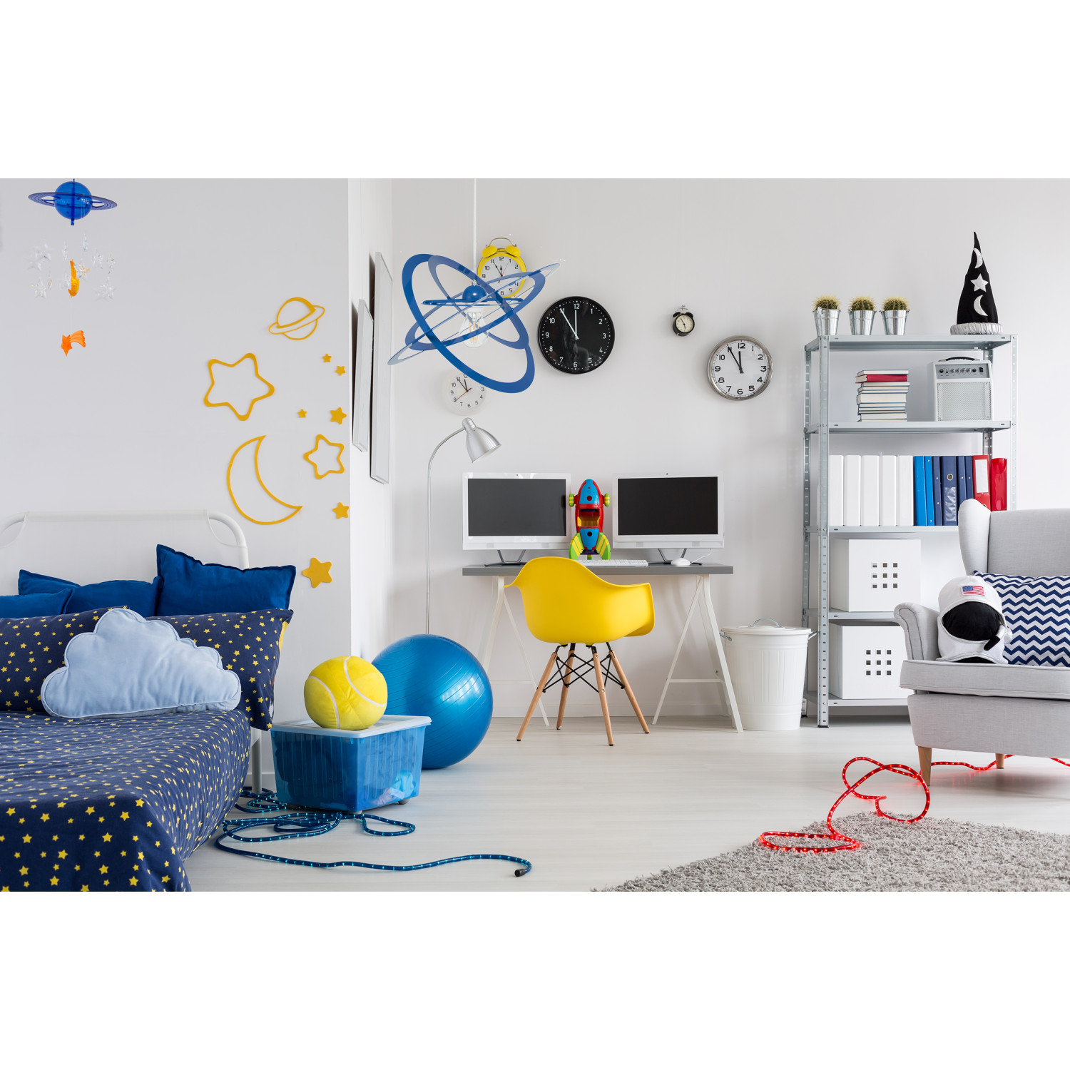 Pendant lamp 2005/1GR SFERIS, 1xE27/60W, blue foto5