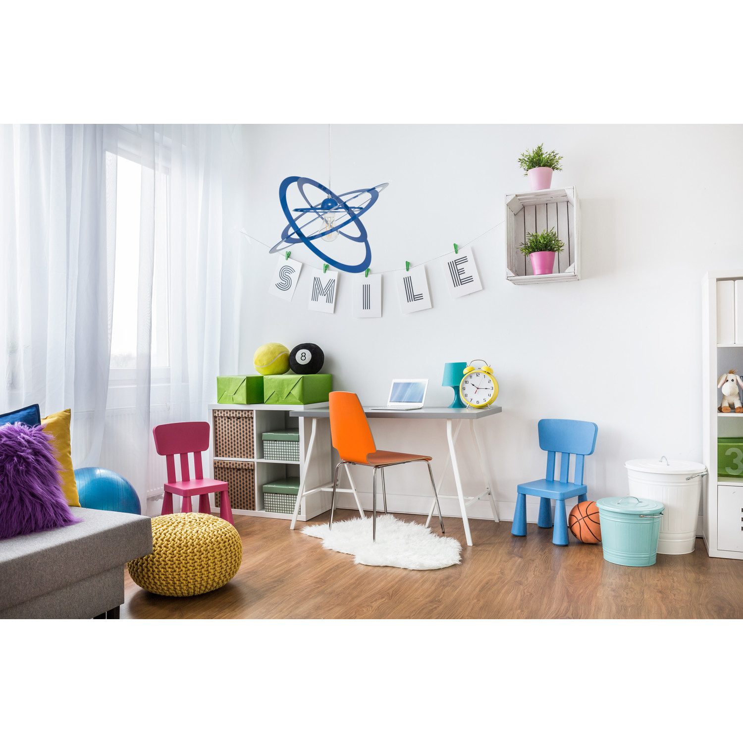 Pendant lamp 2005/1GR SFERIS, 1xE27/60W, blue foto6