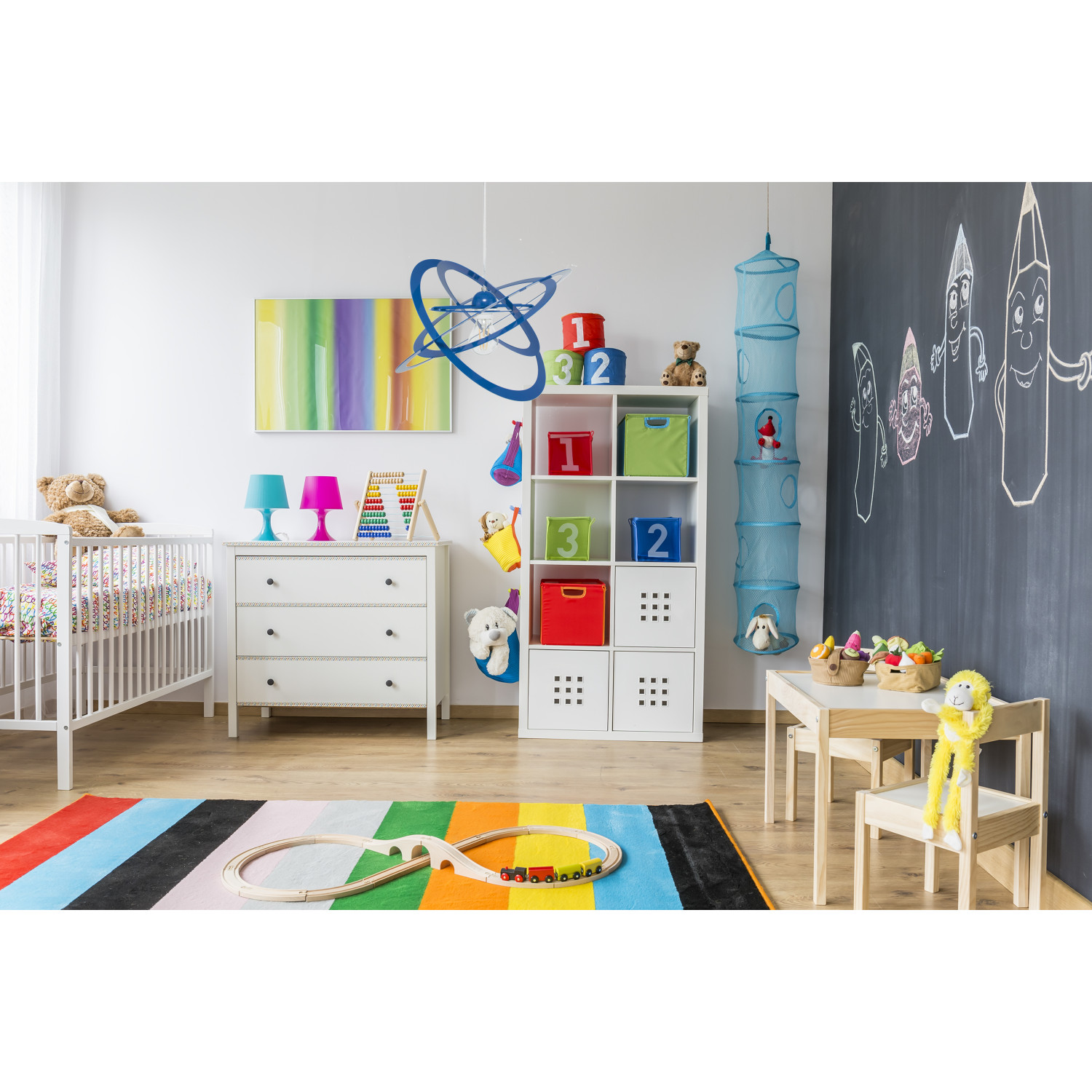 Pendant lamp 2005/1GR SFERIS, 1xE27/60W, blue foto2