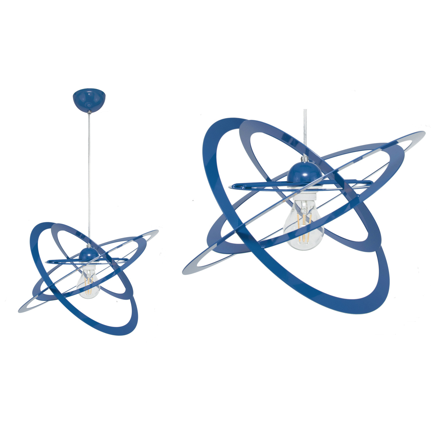 Pendant lamp 2005/1GR SFERIS, 1xE27/60W, blue foto3