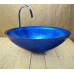 Skleněné designové umyvadlo  "Blue Silver Elegance" U 004 foto6