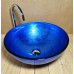 Skleněné designové umyvadlo "Blue Silver Marvel" U 006 foto4