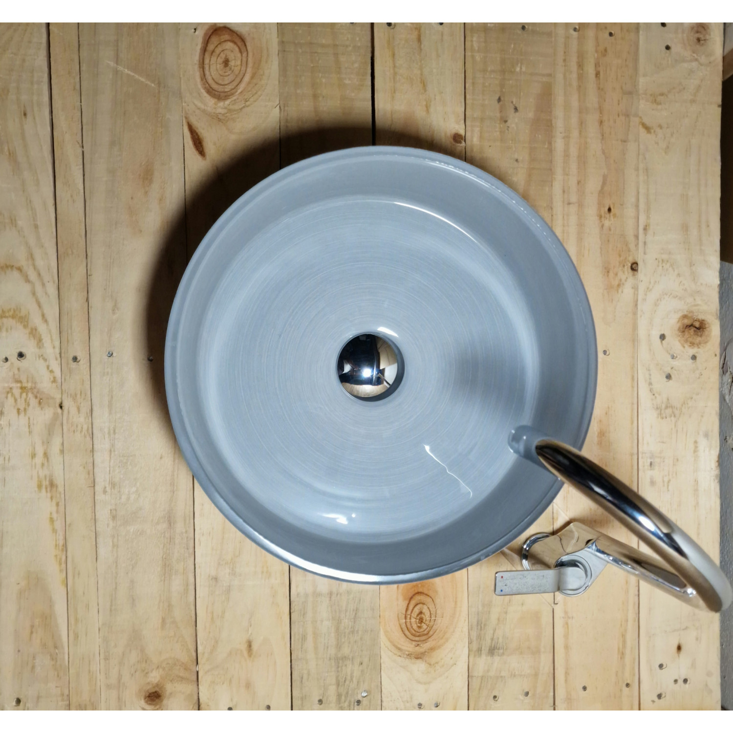 Skleněné designové umyvadlo "Modern Elegance" U 007 foto3