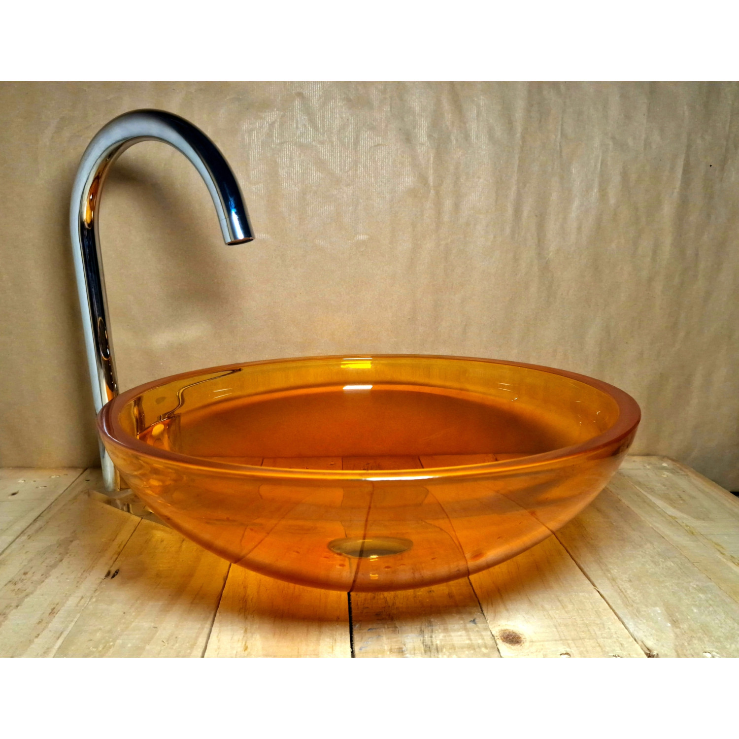 Skleněné designové umyvadlo U 009 foto4