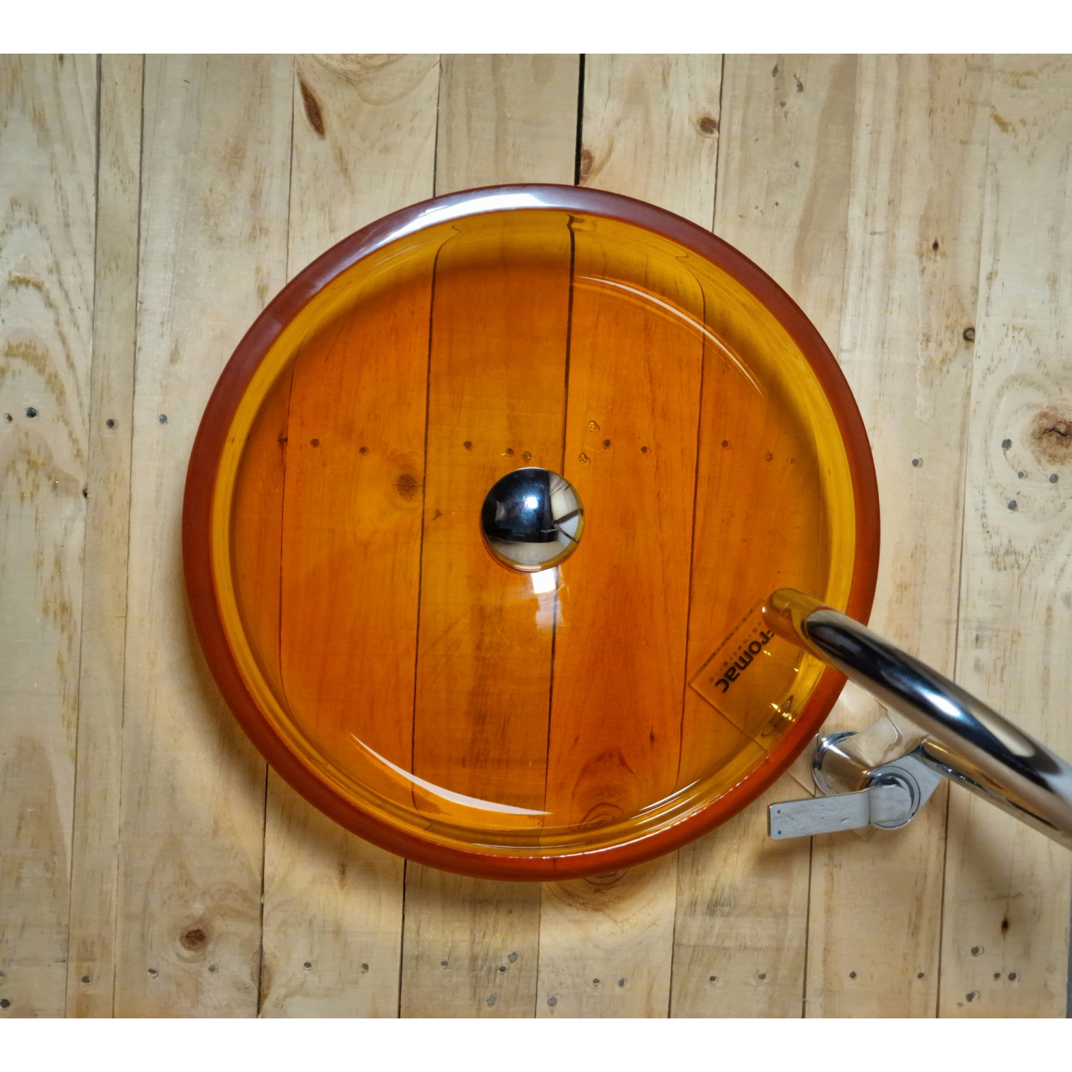 Skleněné designové umyvadlo U 009 foto5