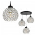 Elegantní závěsné svítidlo s chromovými stínidly CRYSTAL 2220/3/C/OW foto6