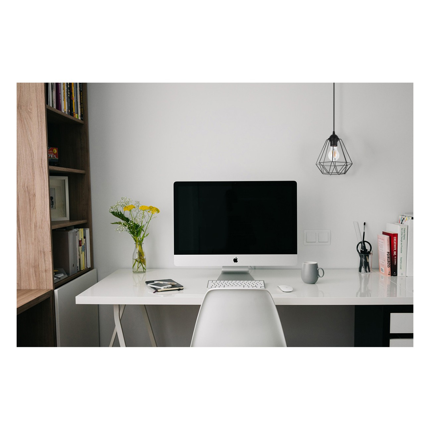 Závěsné svítidlo na lanku s kovovým stínítkem LH003 "DIAMOND LOFT CORRAL" foto2