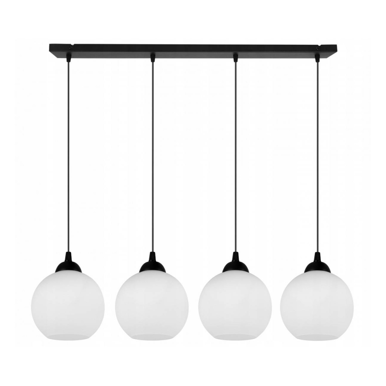 Závěsné svítidlo na liště se čtyřmi bílými stínidly  ELIZA 1987/4/70L