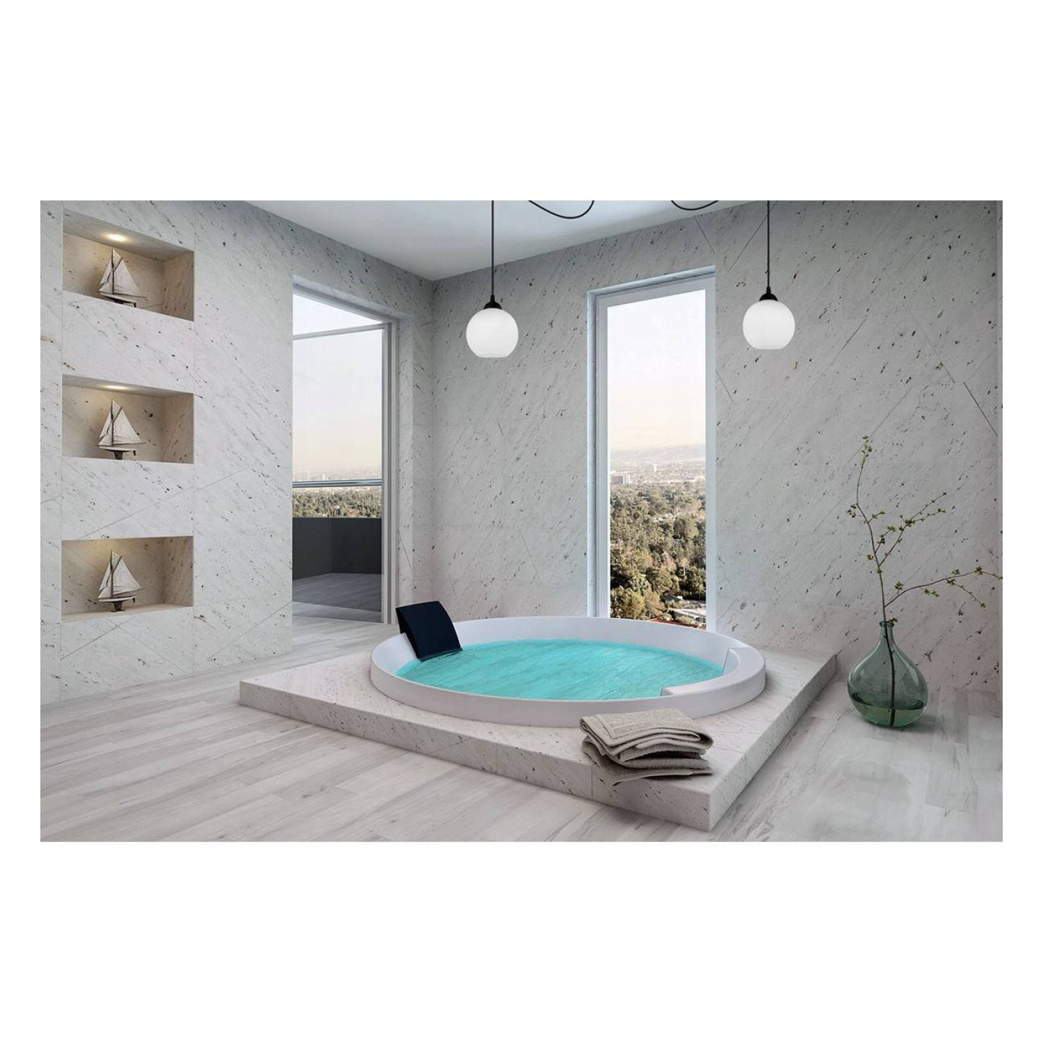 Moderní závěsné svítidlo na lanku s bílými skleněnými stínidly SPIDER ELIZA 1987/2 foto5