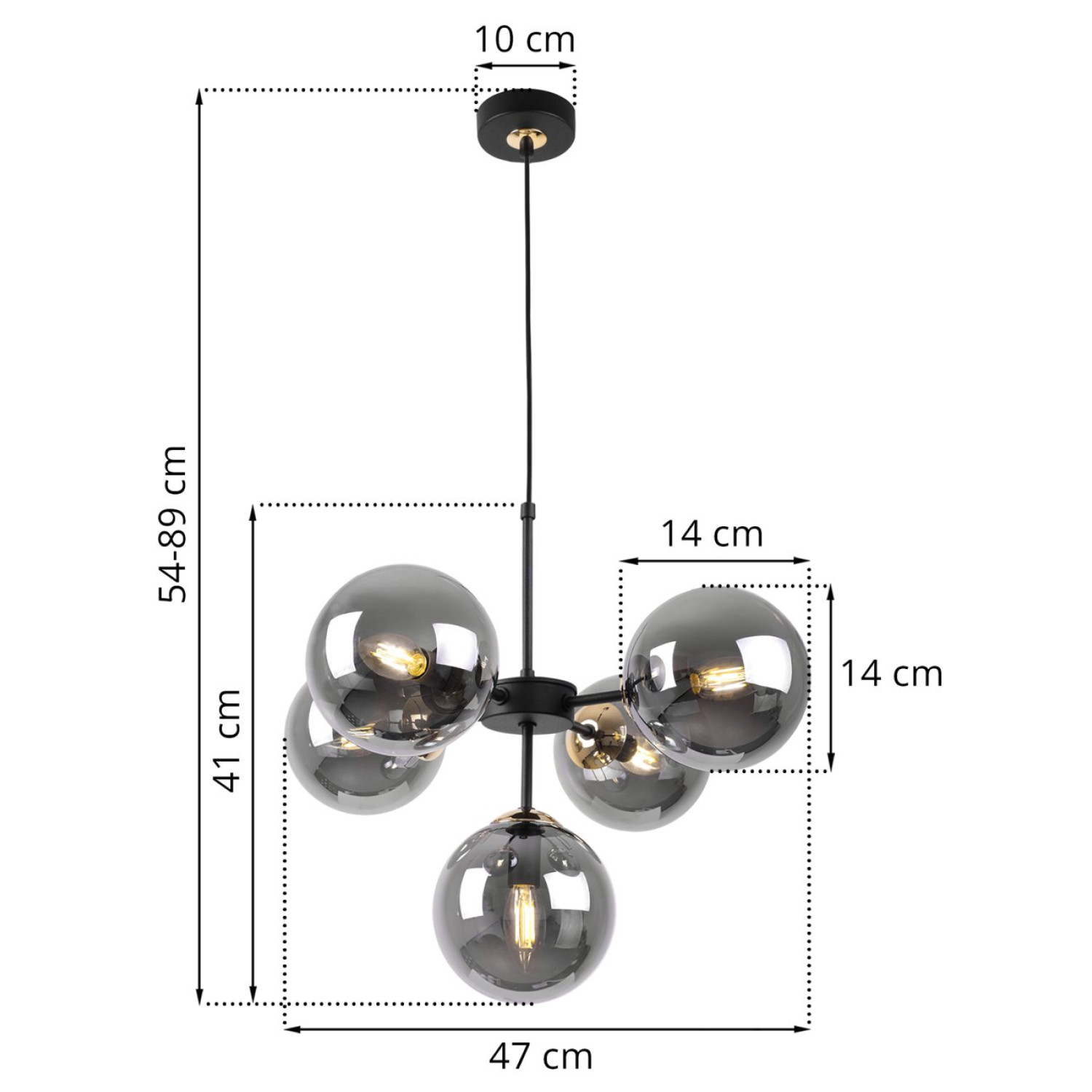 Pendant luminaire 2519/5/Z foto7