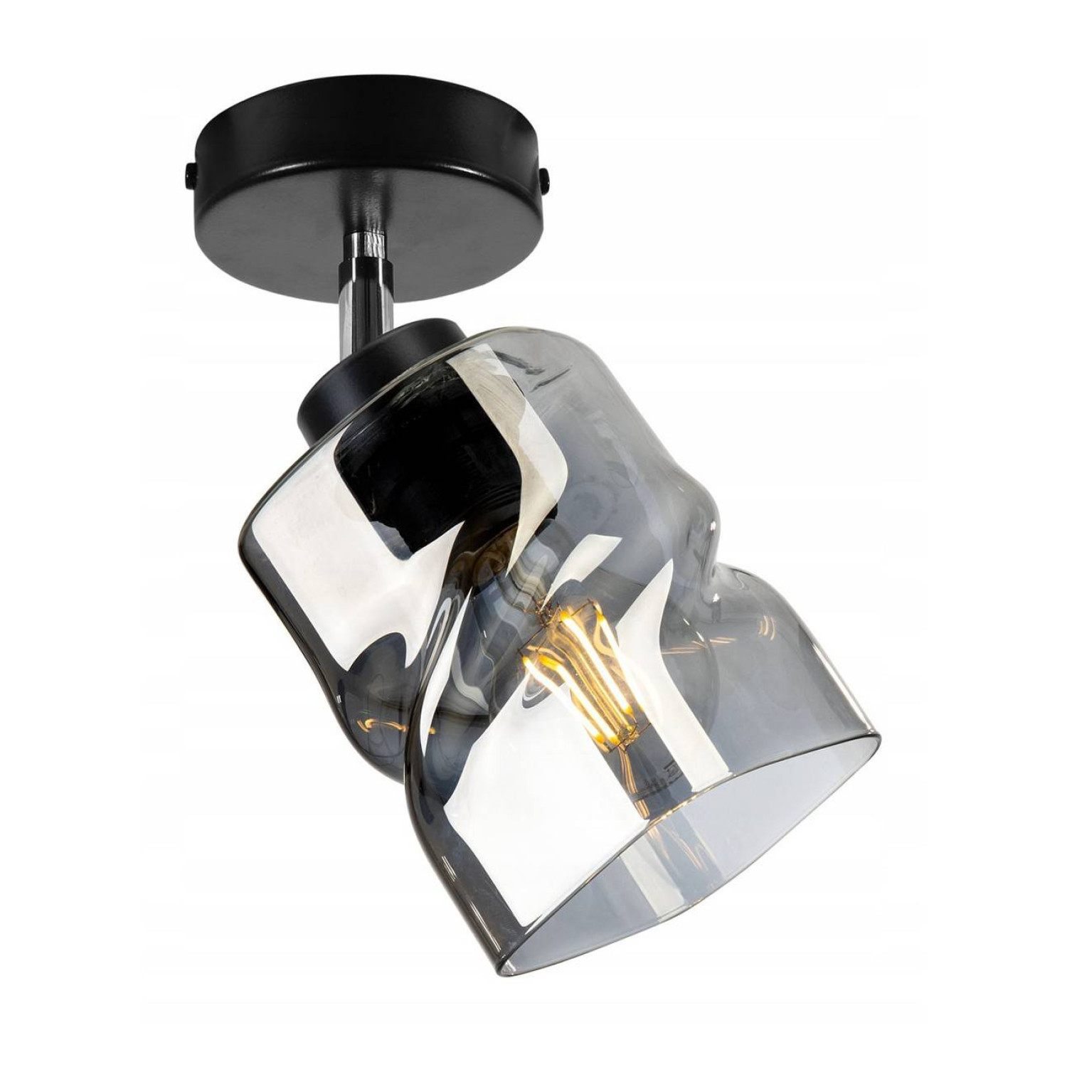 Stropní svítidlo s avantgardním skleněným stínidlem NIKI 2195/KP