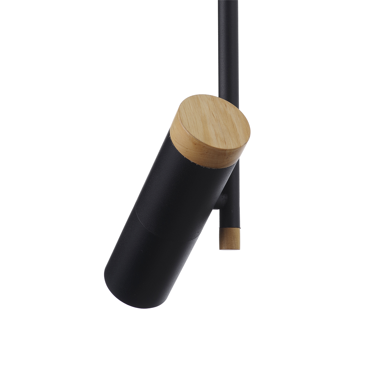 Bodové svítidlo na tyči v černém provedení s dřevěnými prvky 70303 "NIMBA" foto4