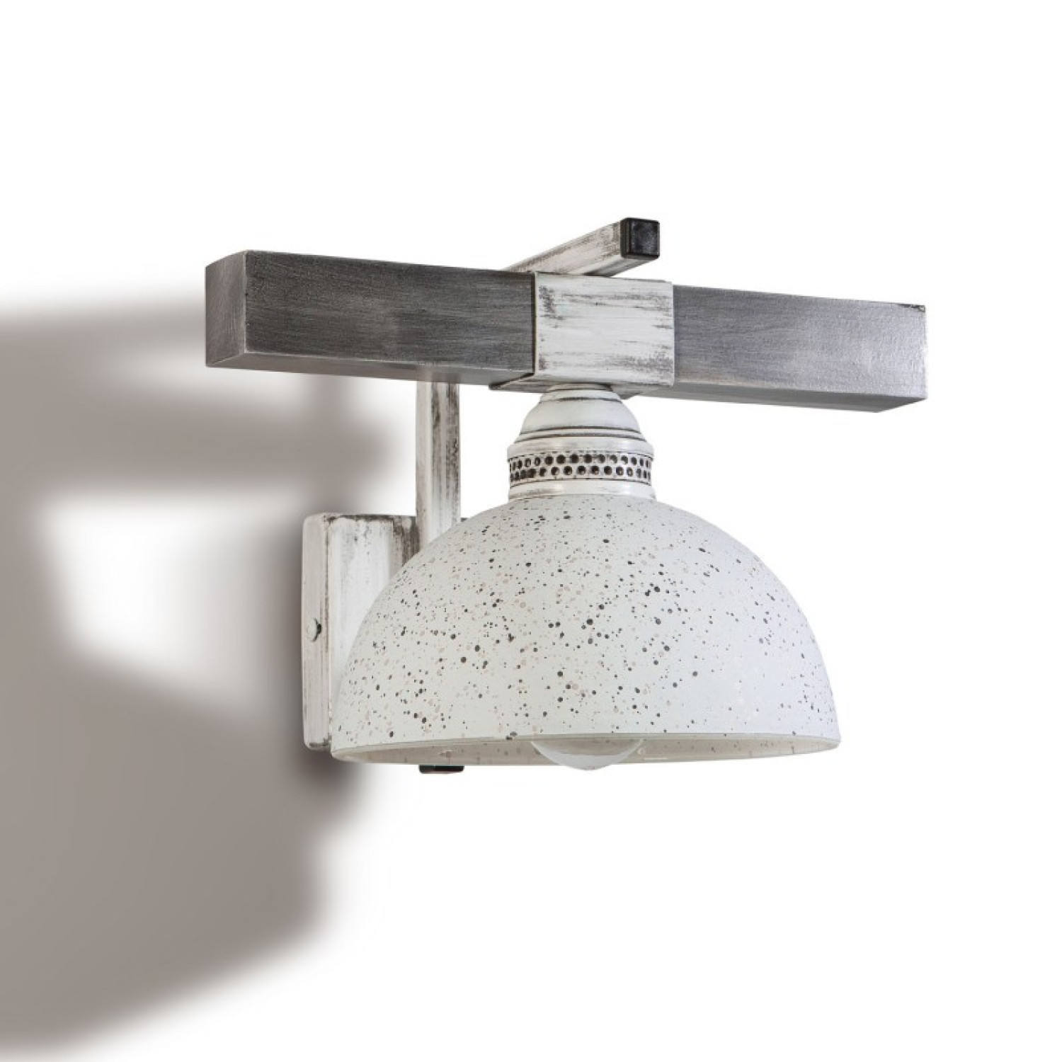 Nástěnné světlo v bíle a černé barvě 40311 "Virioni"