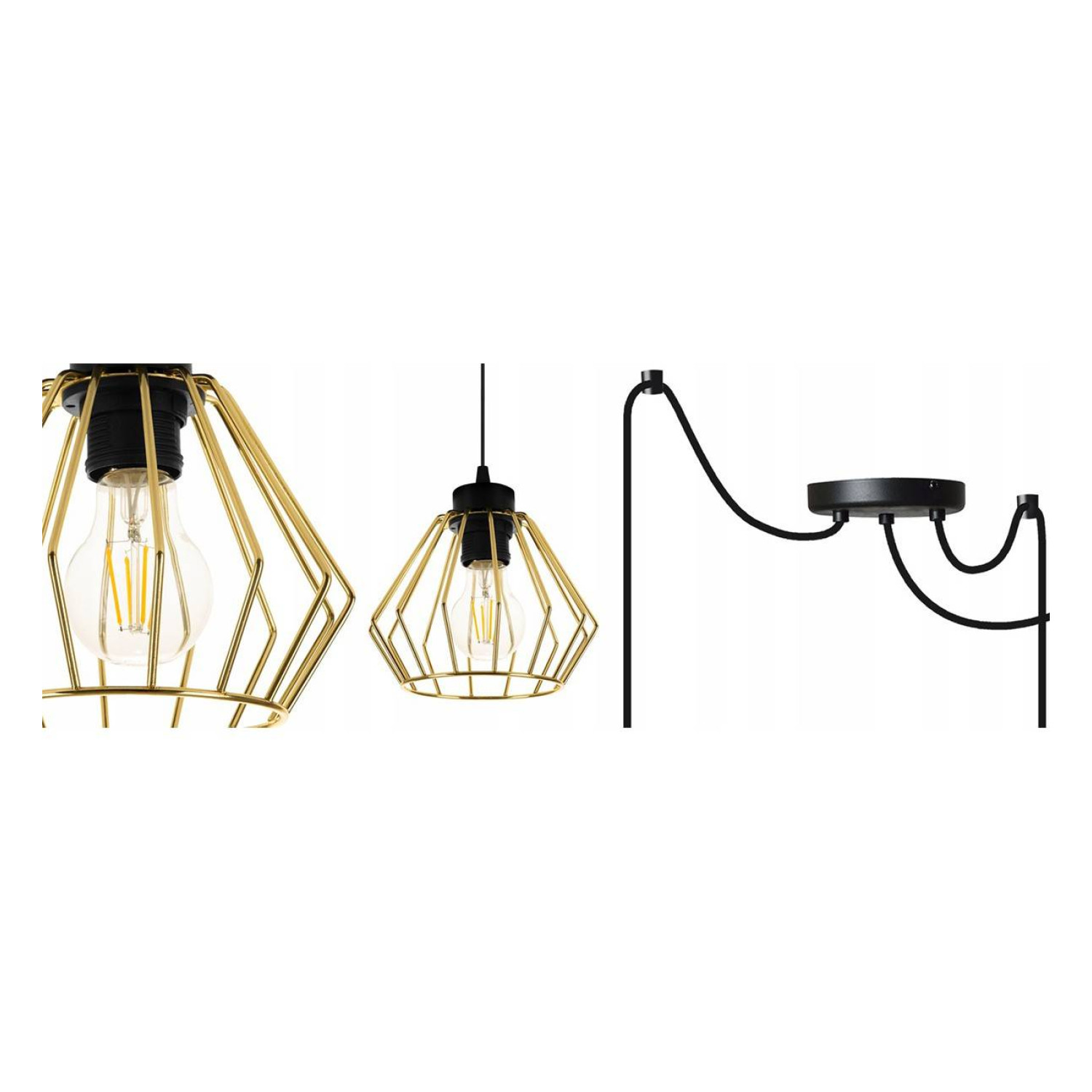 Nastavitelné závěsné svítidlo SPIDER SANTOS 2213/3 foto3