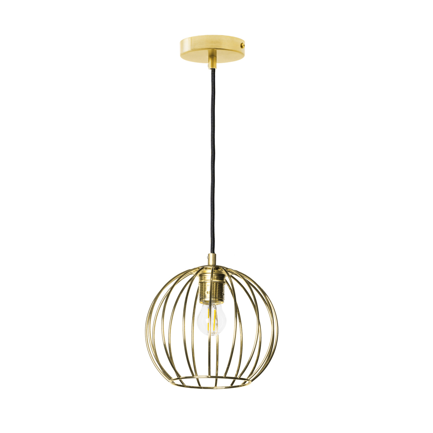 Závěsné Svítidlo na Lanku "DIAMOND LOFT CORRAL GLOBE GOLDEN" 19603 – Luxus v Každém Detailu foto2