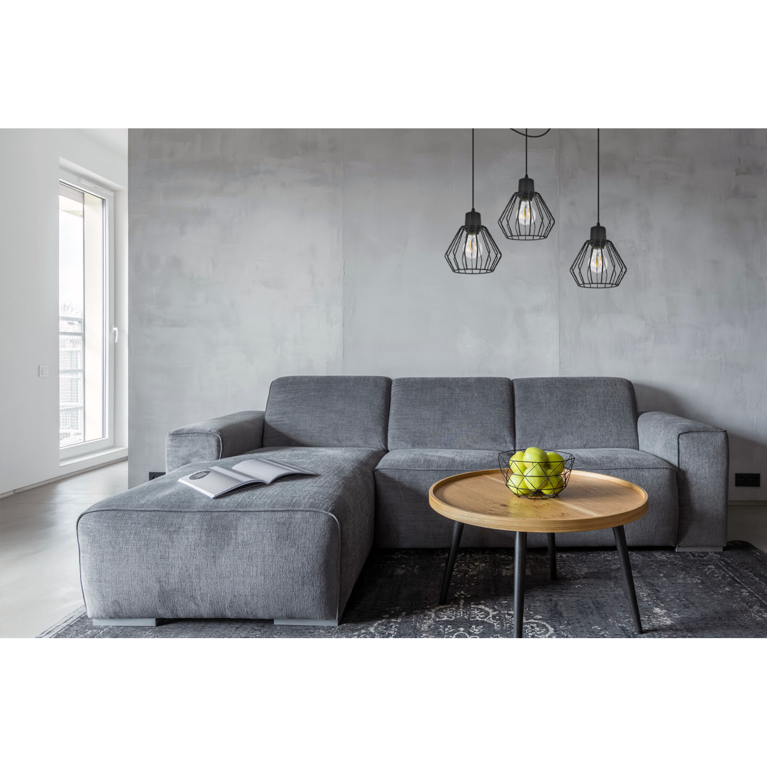 Závěsné svítidlo na nastavitelných kabelech SPIDER NUVOLA 2502-3 foto6